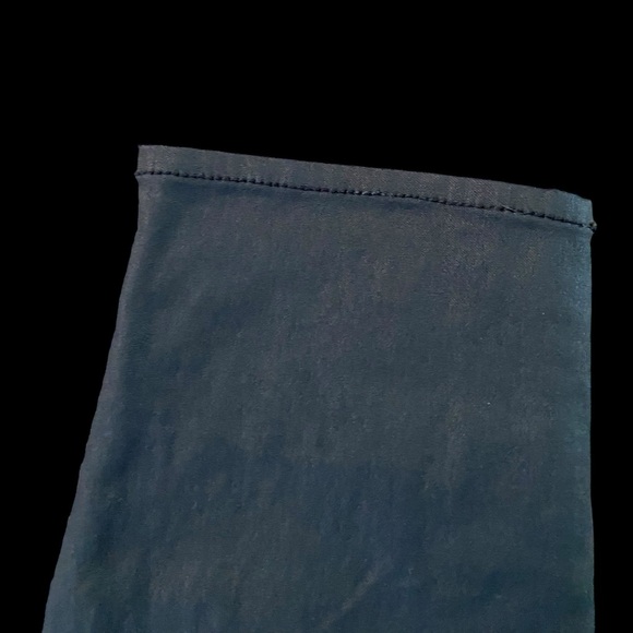 Coated black high waisted jeans - Picture 3 of 5